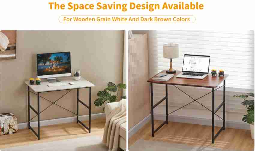 PAZANO Table Study Computer Office Table for Adults 【L90xW60cm】 Computer  Table for Home,Work Office Desk,pc Desktop Table,Wooden Table for Office  Work