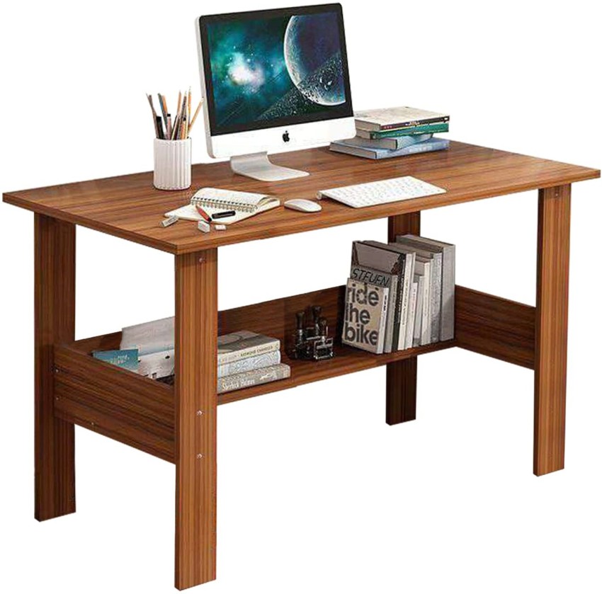 simple wood computer desk