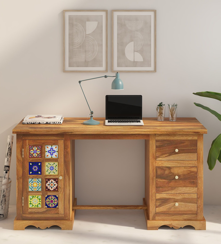 Teak wood on sale study table price