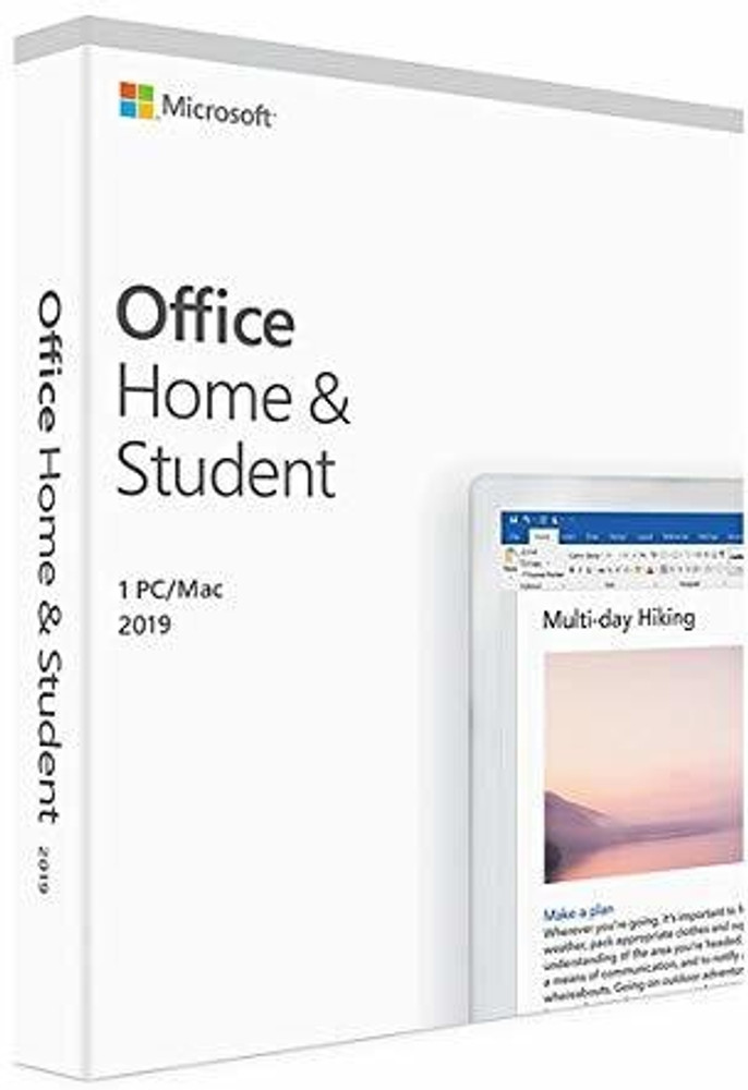 MICROSOFT Office Home & Student 2019 for PC and Mac - MICROSOFT  