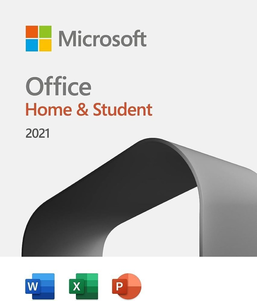 MICROSOFT Office Home & Student 2021 (Lifetime Validity) Activation Key  Card, One-time purchase for 1 PC / Mac