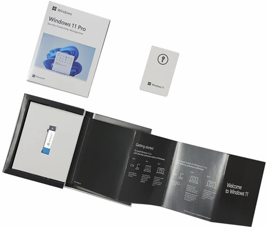 MICROSOFT Windows 11 Professional Box FPP USB 3.0 Retail Pack