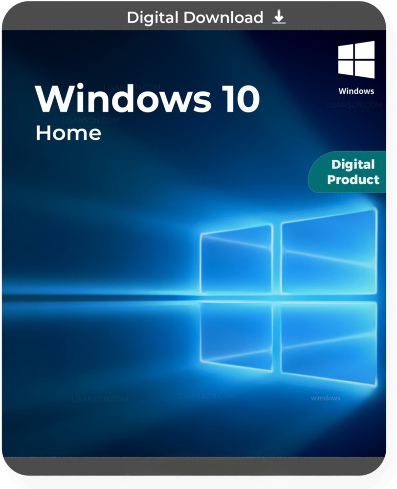MICROSOFT Windows 10 Home (1 PC, Lifetime Validity) One-time Purchase  Retail License 64/32 bit - MICROSOFT 
