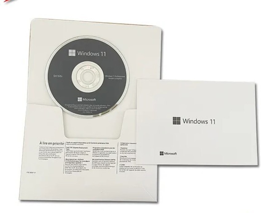 MICROSOFT Windows 11 Professional DVD Pack (1 PC/User, Lifetime Validity)  OEM Version 64/32 Bit - MICROSOFT 