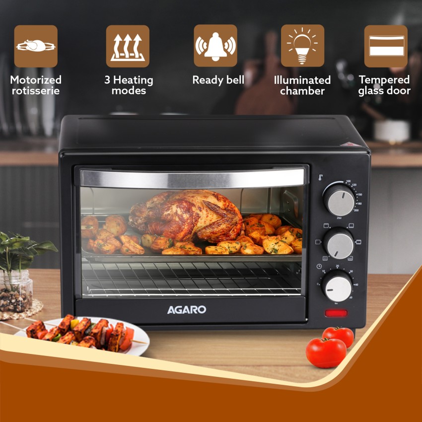 Black + Decker Oven Toaster Grill (OTG) 19 Litres With Rotisserie