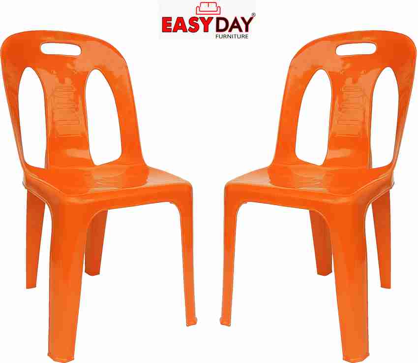 EASYDAY Toss Modern Glossy Finish Stackable Armless 100 VIRGIN