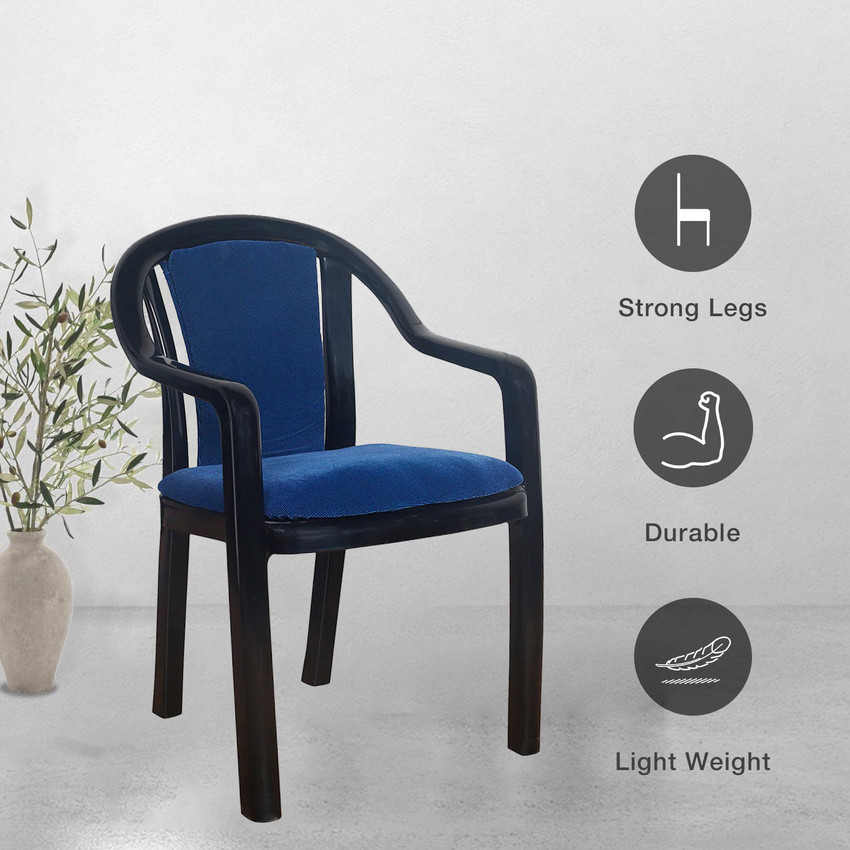 Plastic cushion chairs price best sale