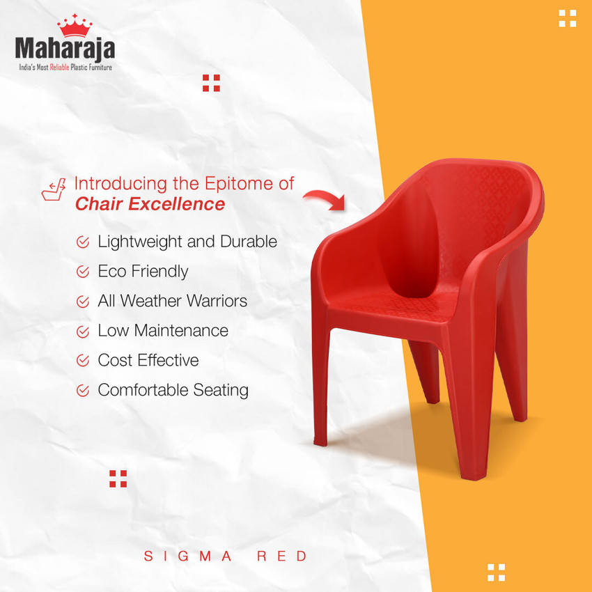 Maharaja on sale plastic chair