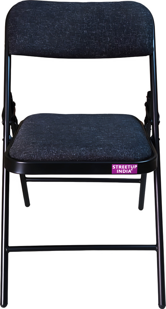 streetup india Folding Chair With Cushion Seat Metal Outdoor Chair