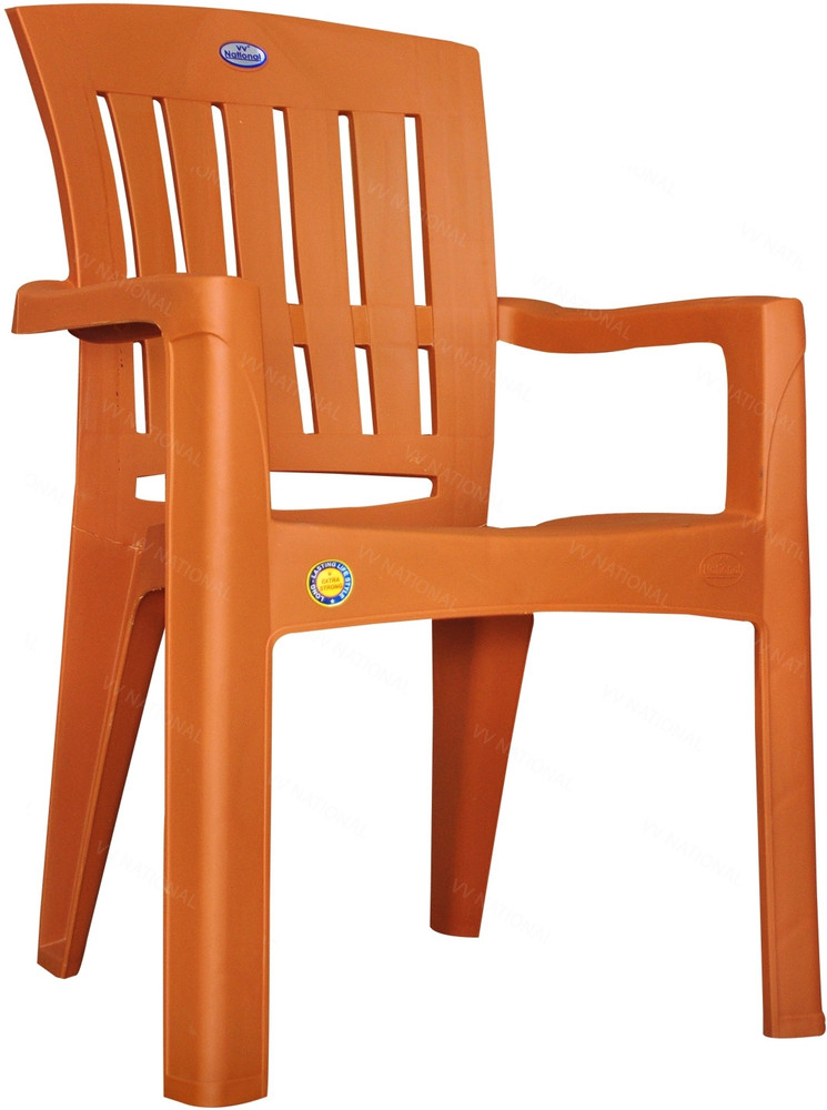 Orange plastic outdoor chairs sales