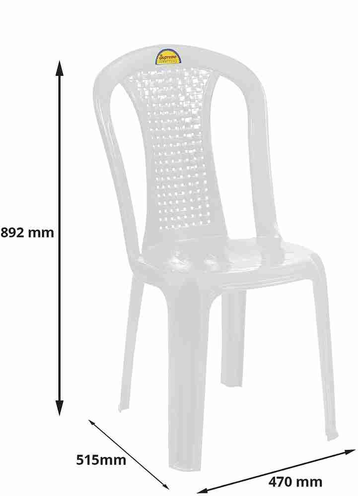 Supreme white chair clearance