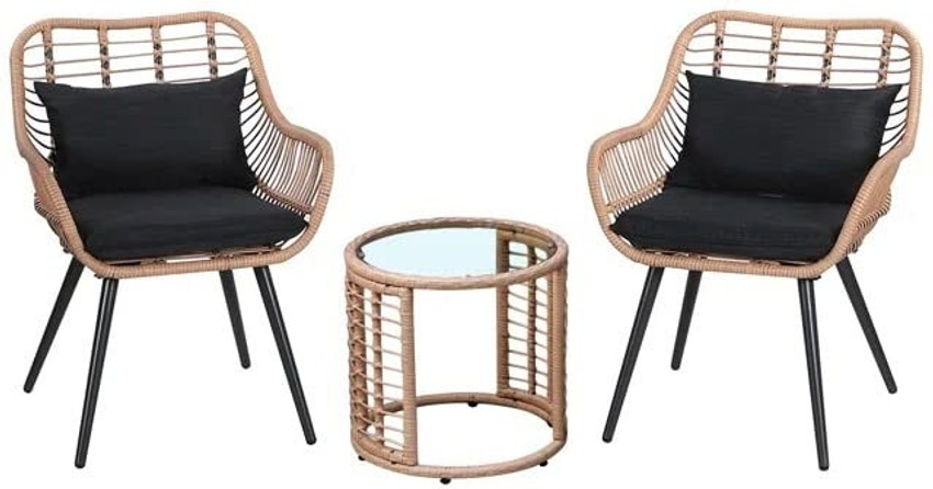 Apolima metal 2 seater table & chair set outlet