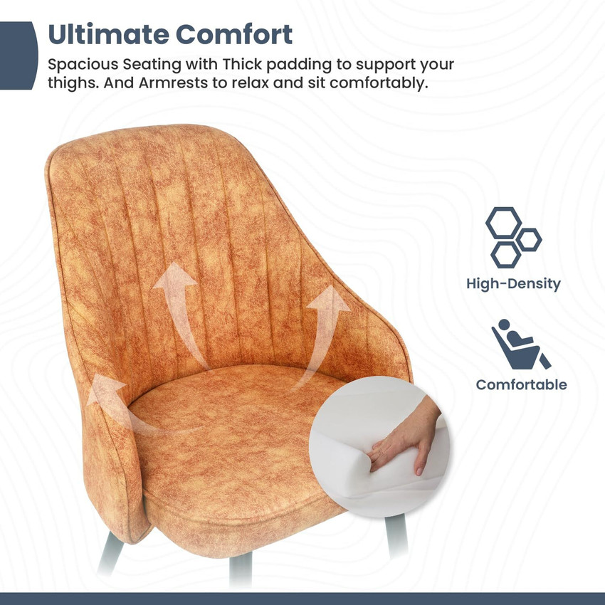 lifestyle furniture Accent Chair for Living Room Suede Fabric