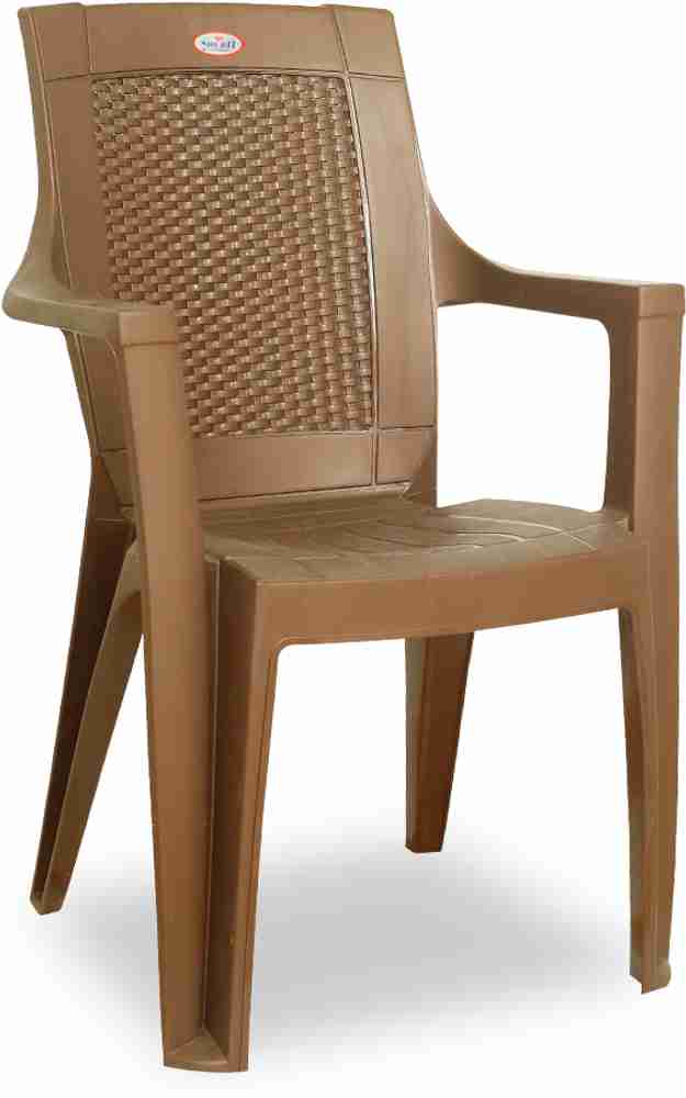 Brown plastic hot sale outdoor chairs