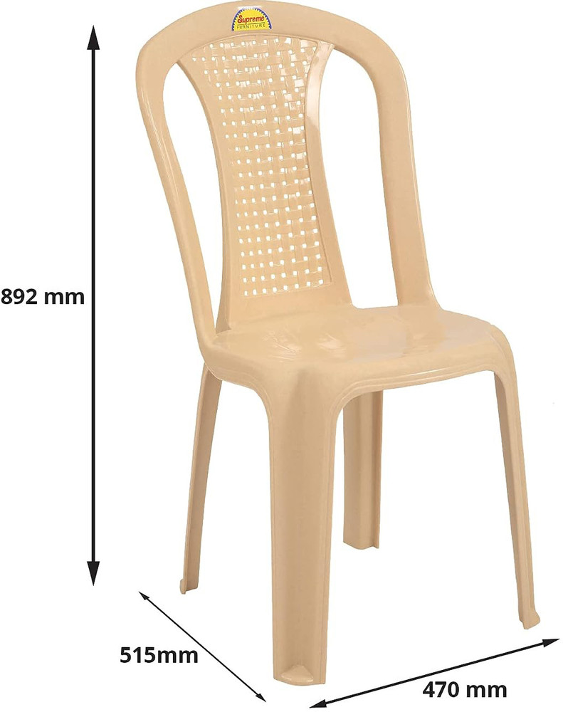 Supreme Dream Without arm armless Designer Plastic Outdoor Chair