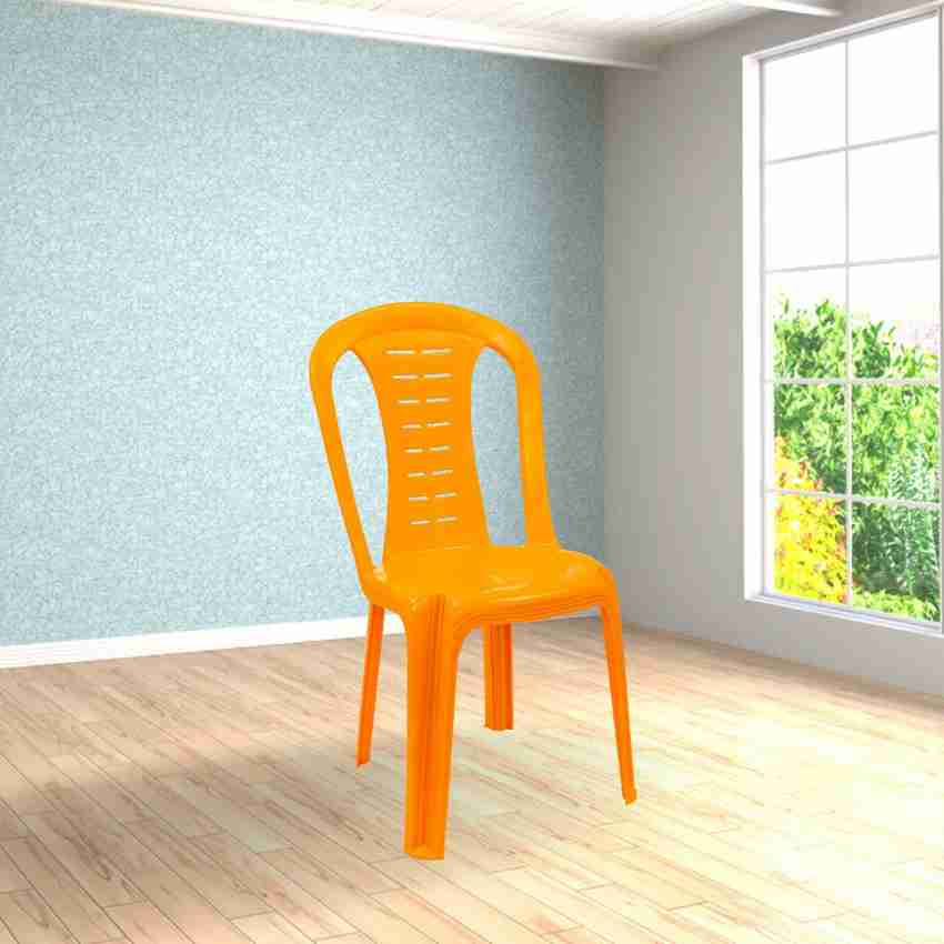 Plastic chair without armrest on sale