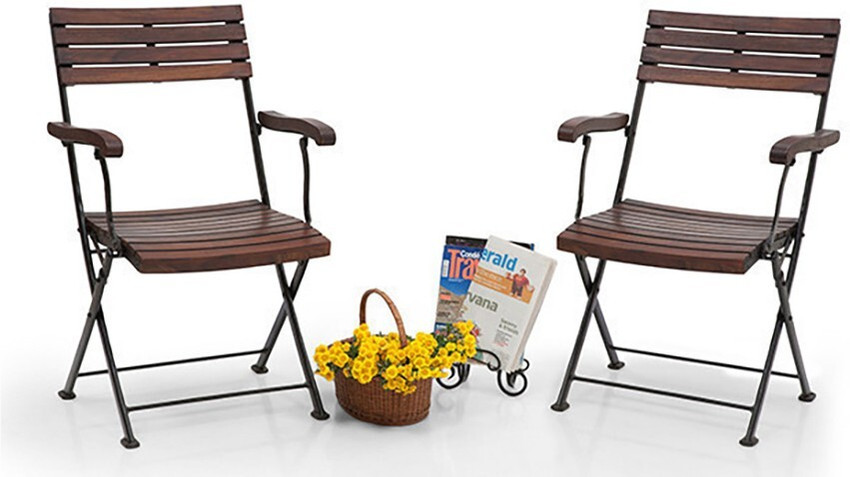 Urban Ladder Masai Solid Wood Outdoor Chair Price in India Buy