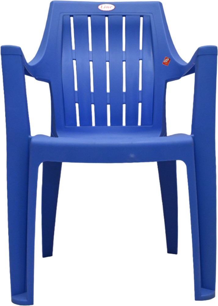 Blue plastic sales outdoor chairs