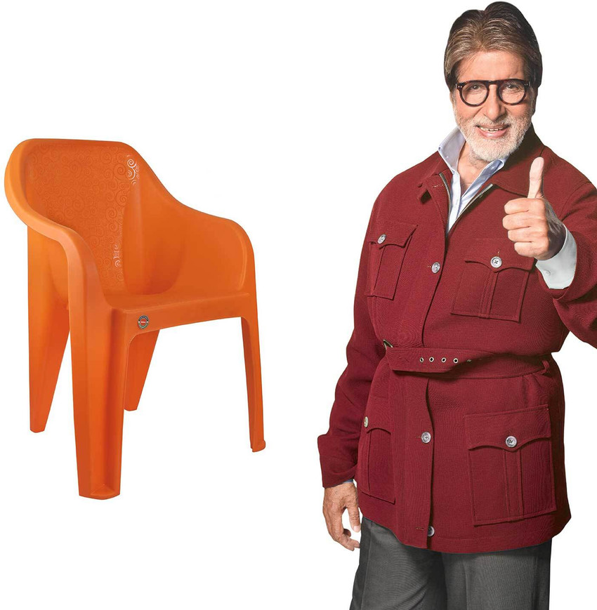 cello Dynamo Set Of 4 Chair Orange Plastic Cafeteria Chair Price