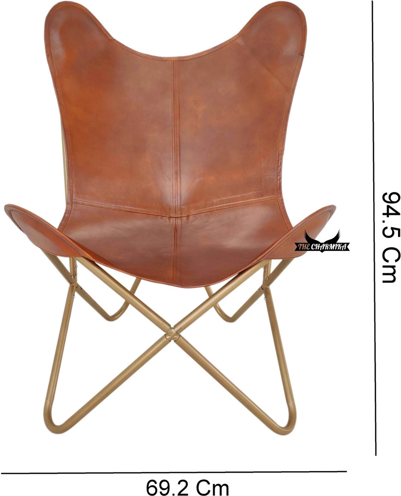 the charmika Handmade Butterfly Chair Iron Frame Openable Chair TC2 05 Leather Outdoor Chair Price in India Buy the charmika Handmade Butterfly Chair Iron Frame Openable Chair TC2 05 Leather Outdoor