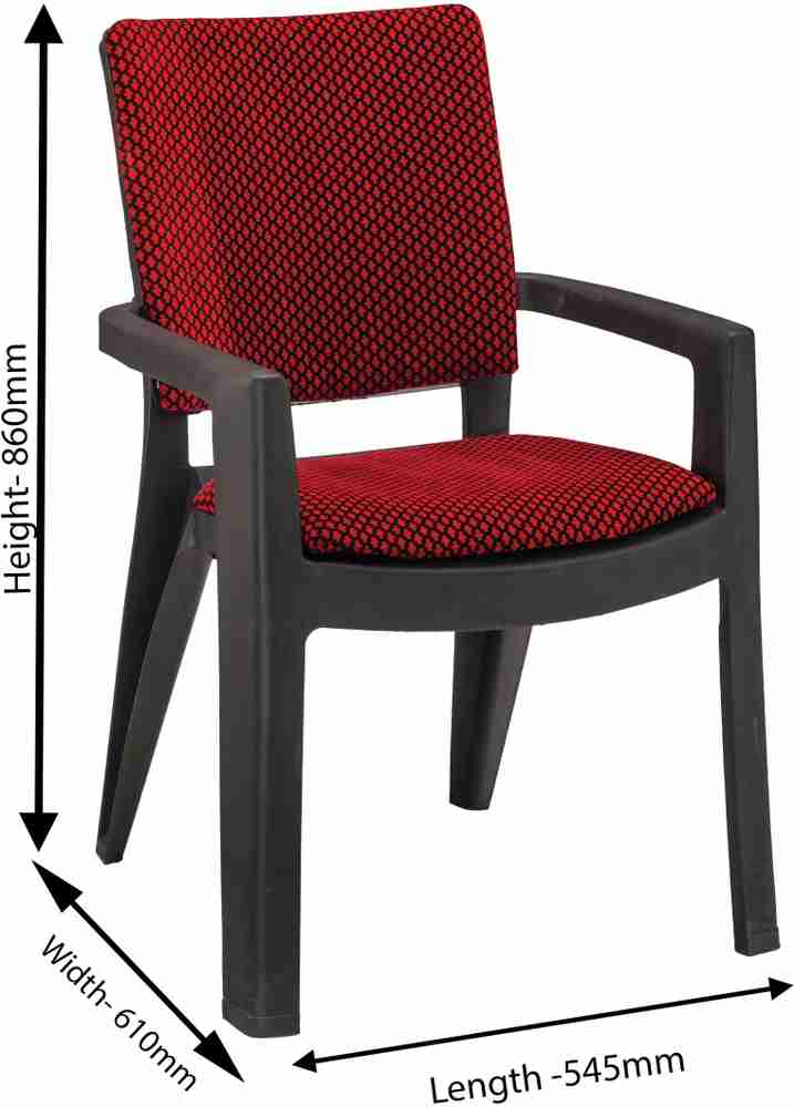 Chair plastic with 2025 cushion
