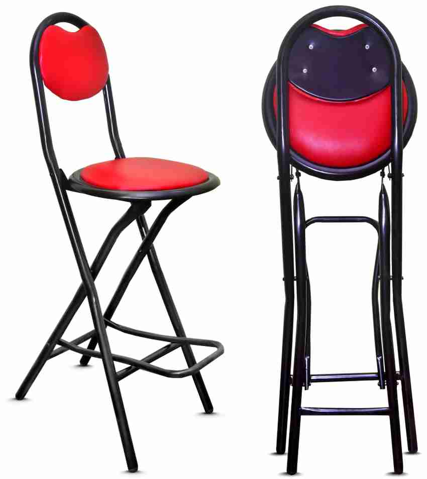 IYB 24 inch Seating Height Strong Folding Padded Stool Chair