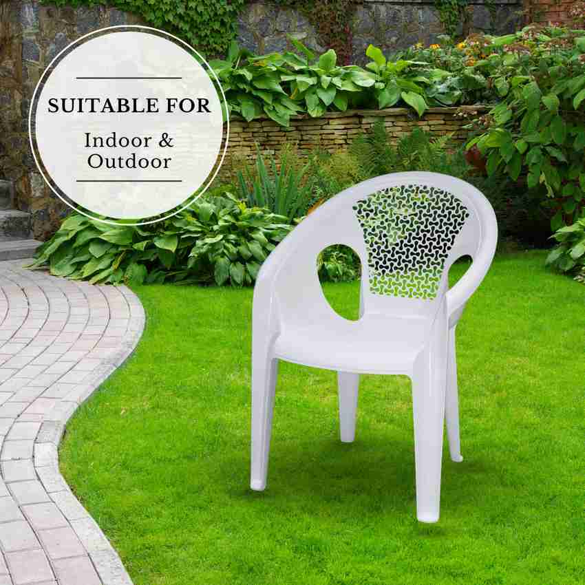 Plastic relaxing garden chairs sale