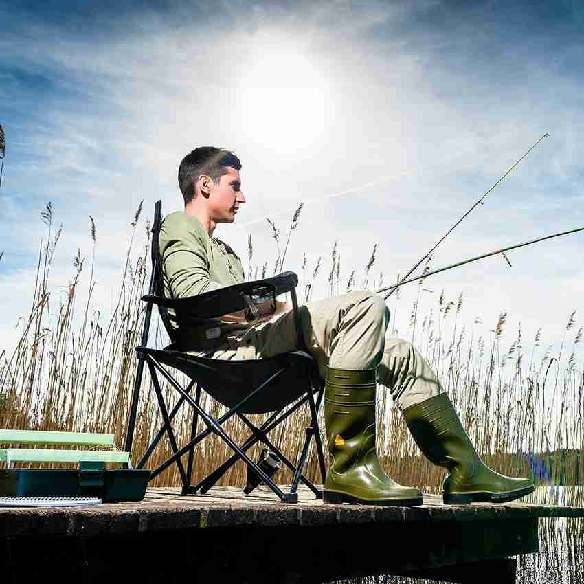 AKHAND SALES Folding Camping Big Chair Portable Fishing Beach