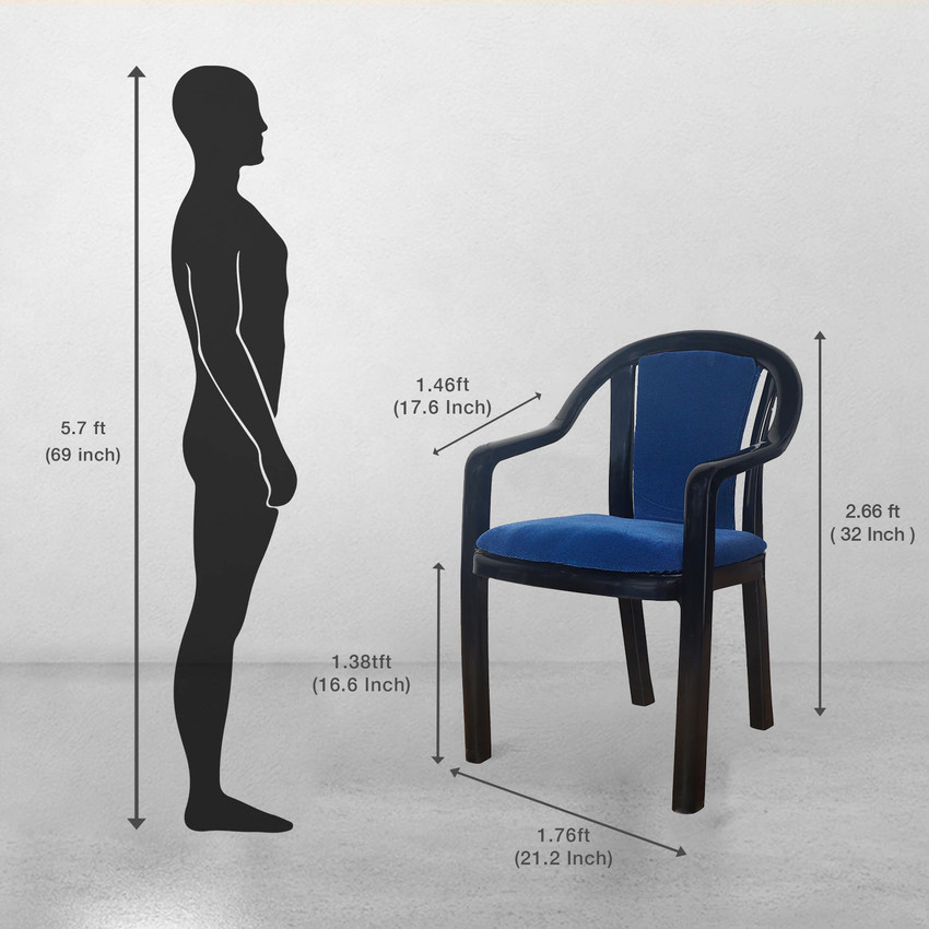 Cello plastic chair with cushion discount