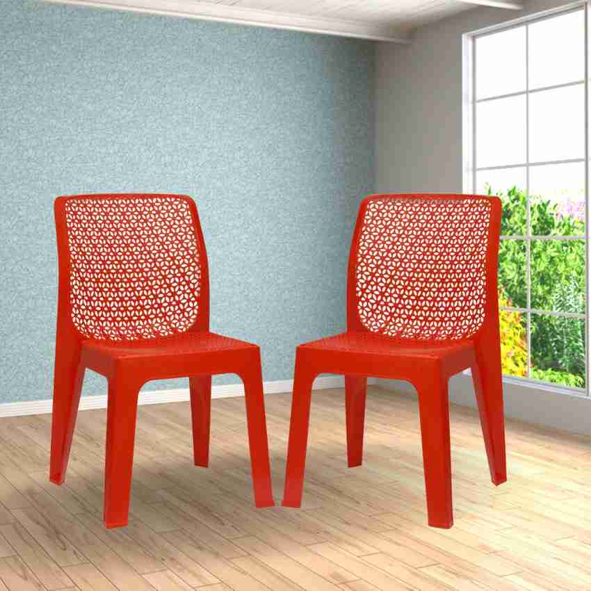 ITALICA Oxy Plastic Chair Set Stackable Chair for Home Strong