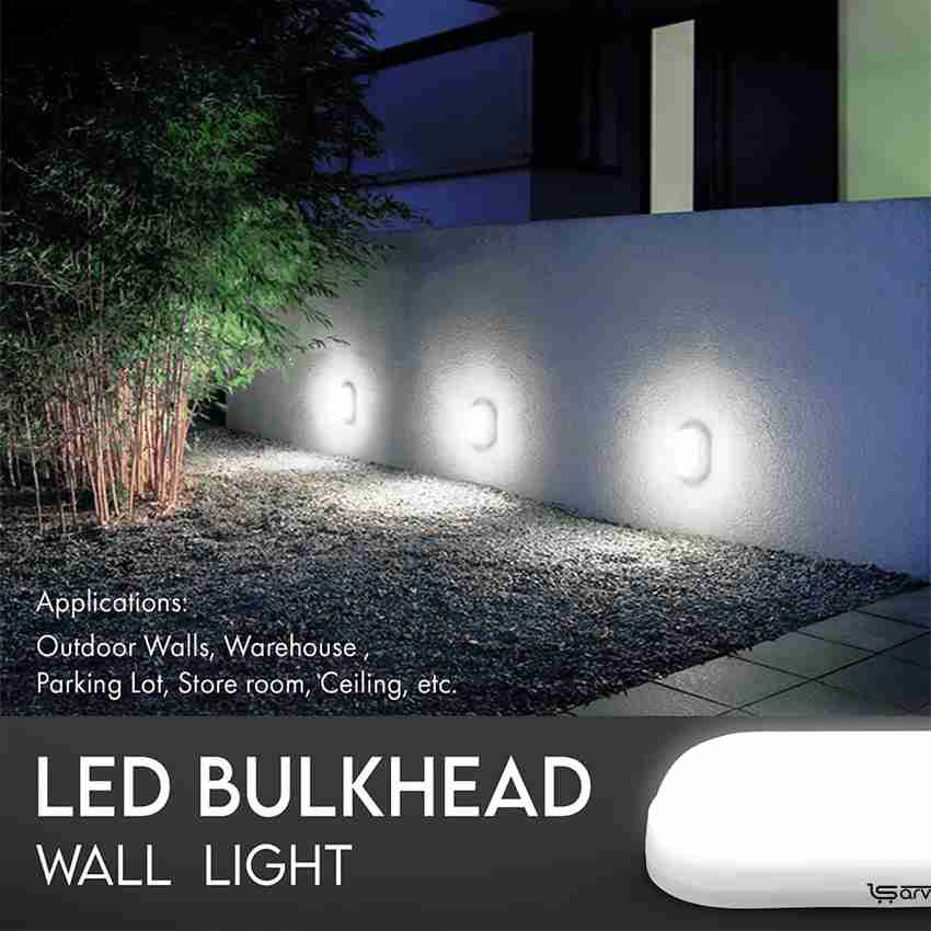Sarvatr 9W Wall Lamp LED Oval Shape Outdoor Bulkhead Waterproof IP65 Waterproof Porch Light for Outdoor Garden Bathroom Light Warm White Gate Light Outdoor Lamp Price in India Buy Sarvatr 9W Wall
