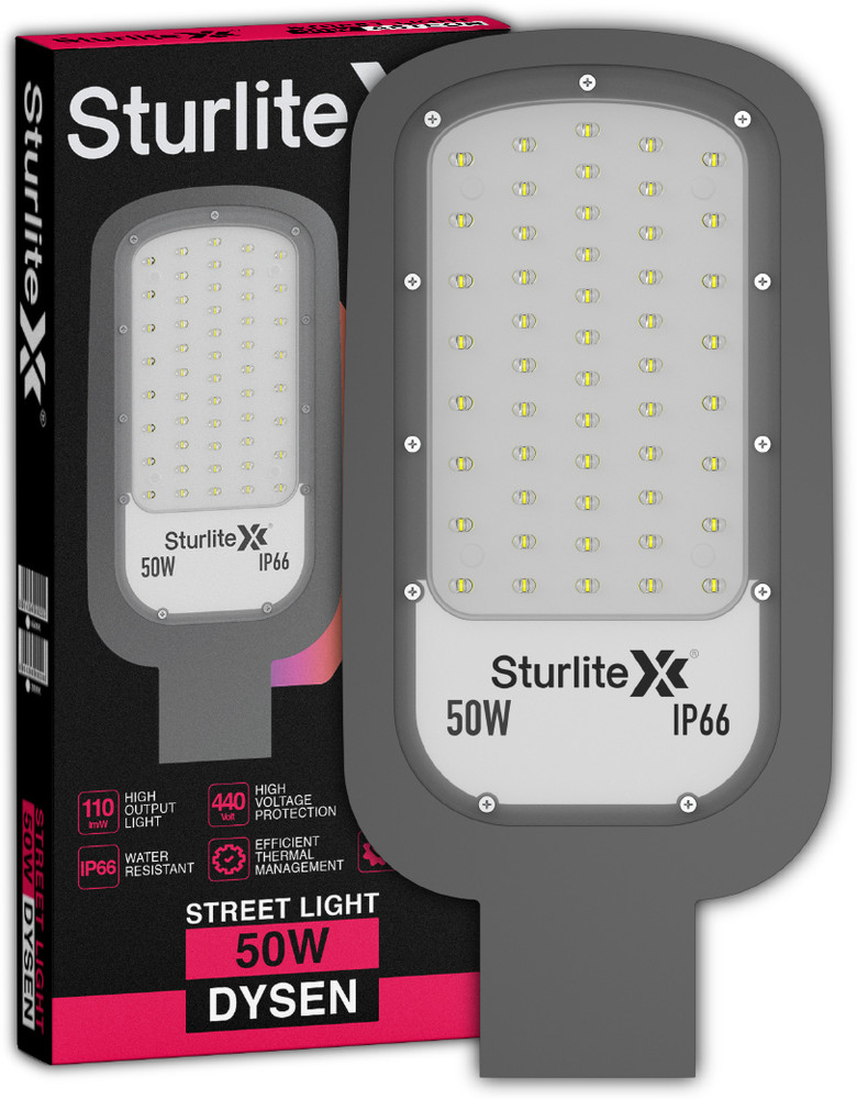 Sturlite Dysen 50W LED Street Light Pack of 1 L G 0191 50W Flood Light Outdoor Lamp Price in India Buy Sturlite Dysen 50W LED Street Light Pack of 1 L G 0191 50W Flood