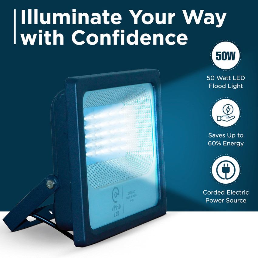 Vivid led flood light 50w top