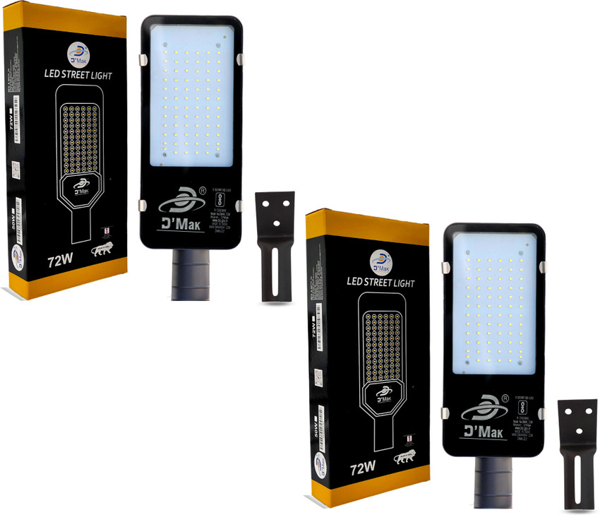D Mak 72 watt Street Lights Pack of 2 Flood Light Outdoor Lamp