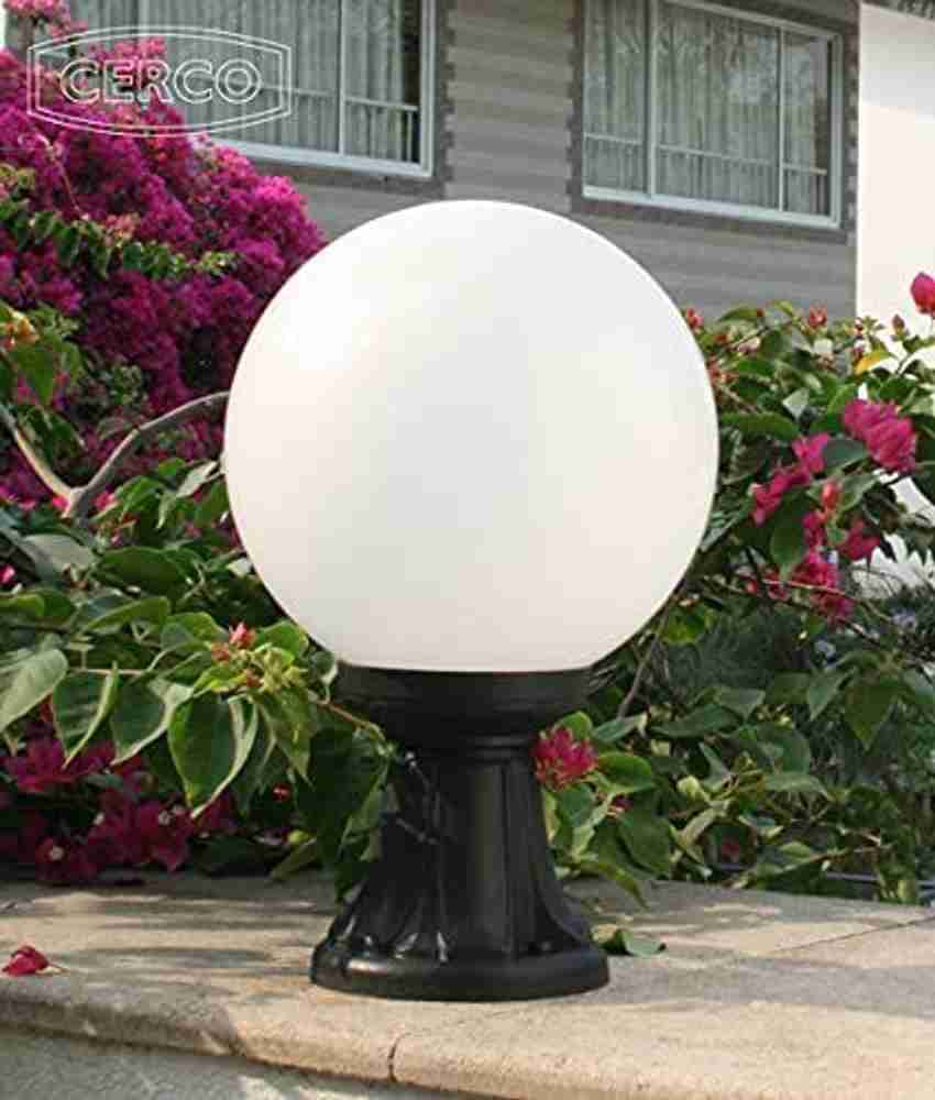 CERCO GLOBE 250 GATE LIGHT BLACK OPAL Gate Light Outdoor Lamp Price in India Buy CERCO GLOBE 250 GATE LIGHT BLACK OPAL Gate Light Outdoor Lamp online at Flipkart