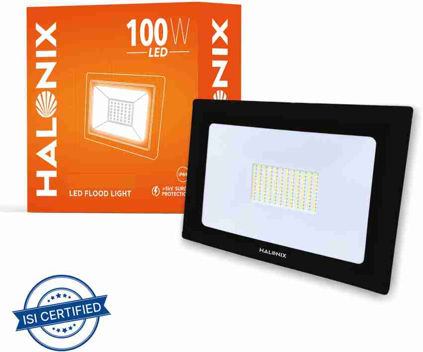 HALONIX 100W Led Flood Light Outdoor Lamp Price in India Buy HALONIX 100W Led Flood Light Outdoor Lamp online at Flipkart