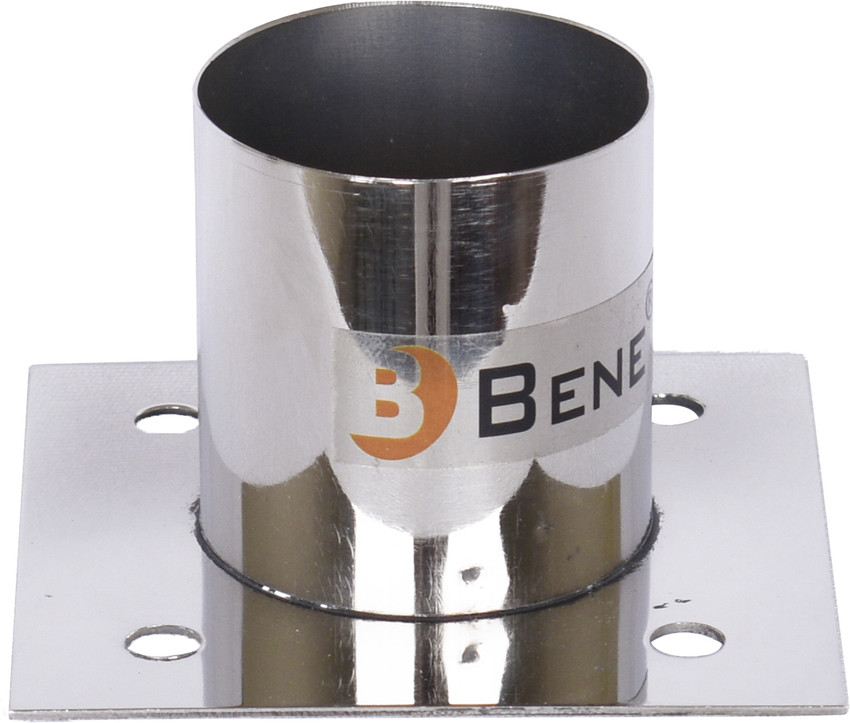 BENE Base Stand Square SS Pack of 1 Pc Gate Light Outdoor Lamp