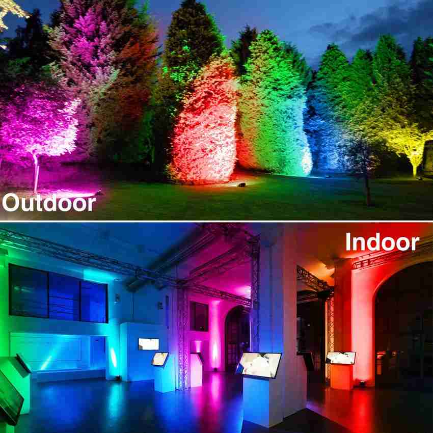 Colour changing shop led flood lights