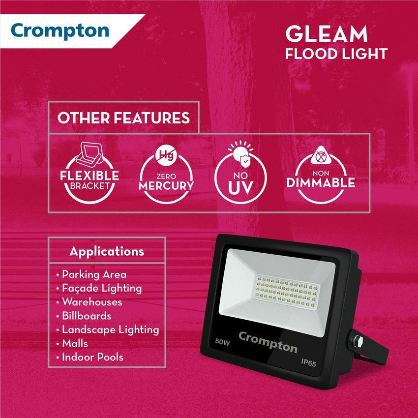 Crompton 30w led street light outlet