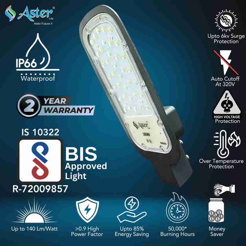 36w led outlet street light