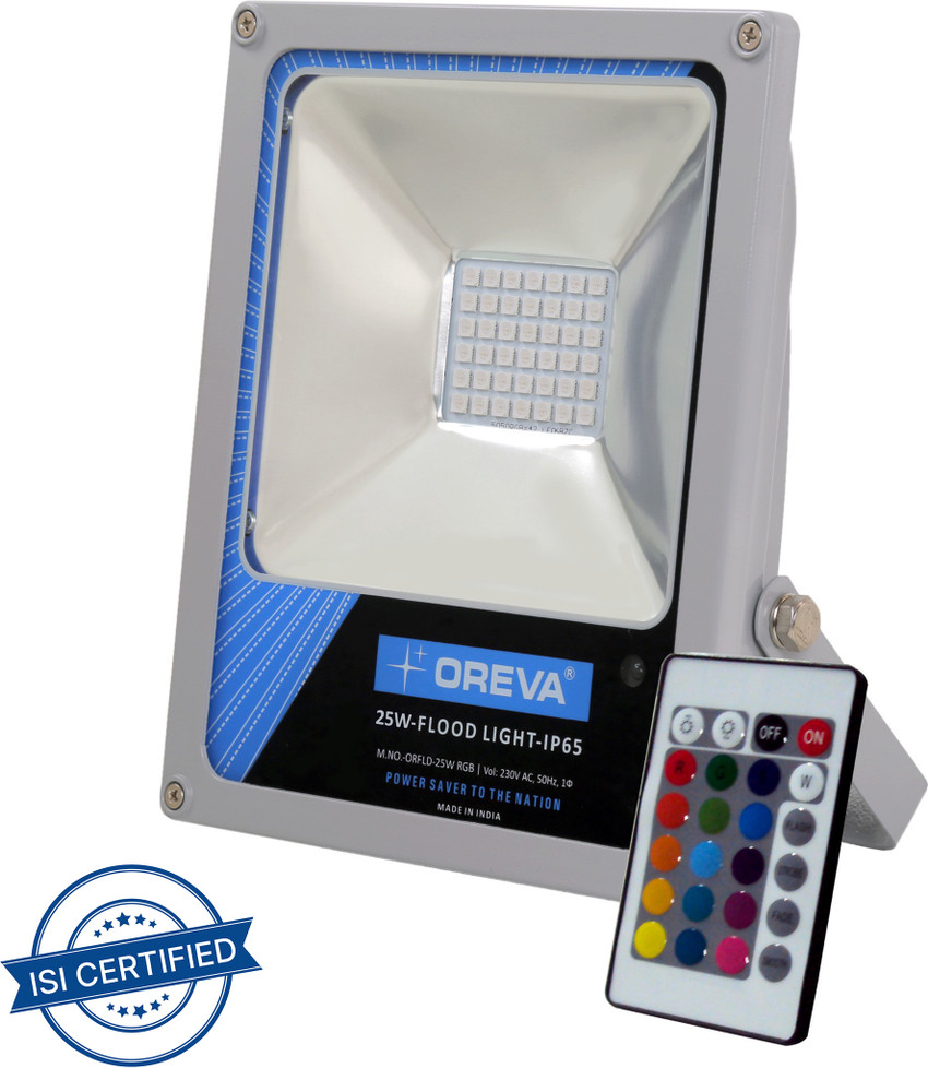 OREVA RGB WITH REMOT ORFLD 25W Flood Light Outdoor Lamp Price in