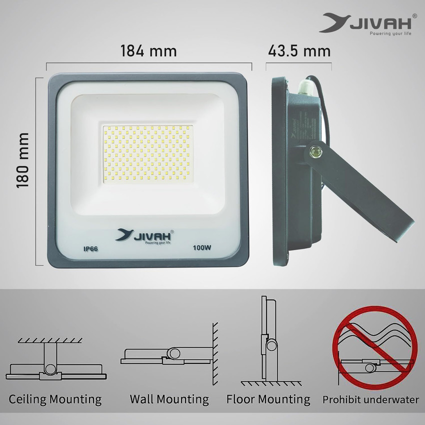 Syska led flood light 100w price top