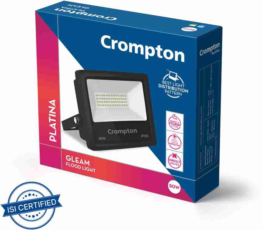 Crompton IP65 FLOOD LIGHT 20W Flood Light Outdoor Lamp Price in India Buy Crompton IP65 FLOOD LIGHT 20W Flood Light Outdoor Lamp online at Flipkart