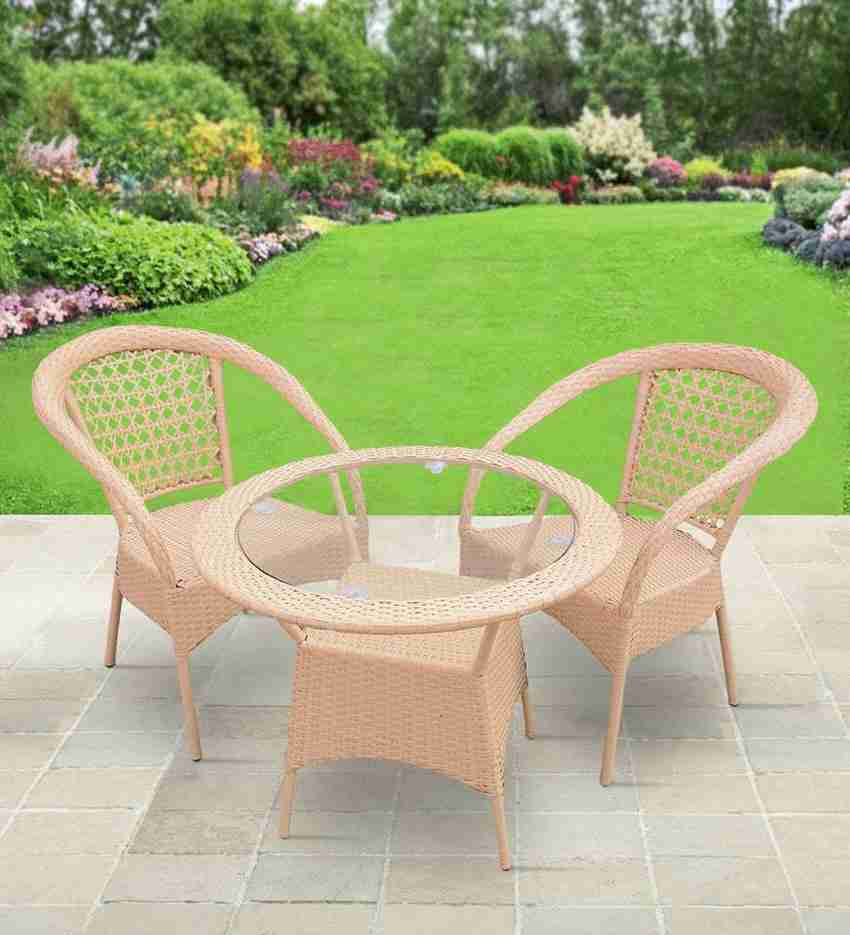 Outdoor coffee table discount and chair set