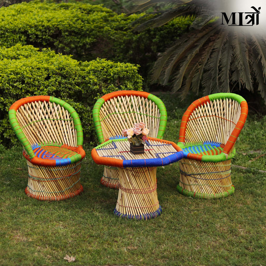 Bamboo chair set price cheap