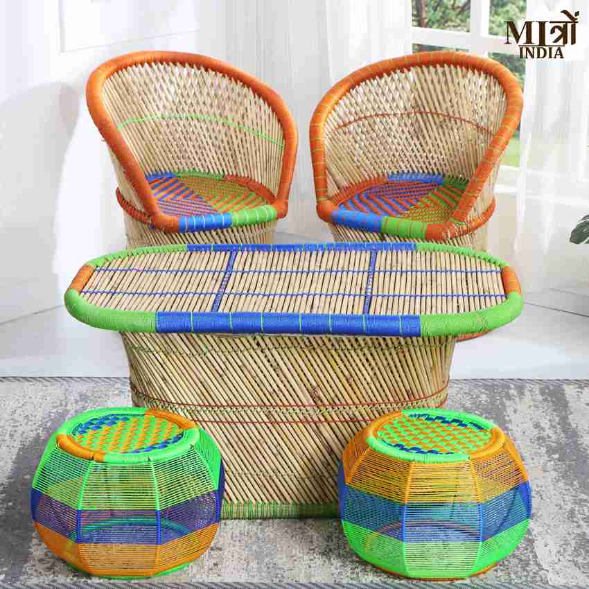 Mitro Bamboo Table Chair Set Price in India Buy Mitro Bamboo Table Chair Set online at Flipkart