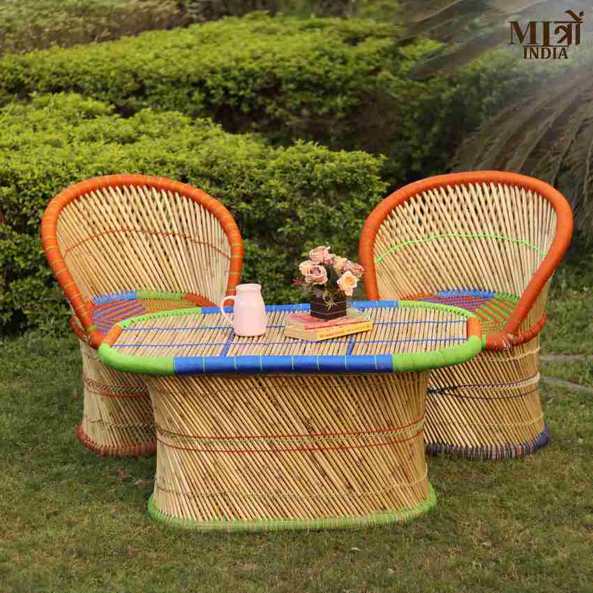 Mitro Bamboo Table Chair Set Price in India Buy Mitro Bamboo Table Chair Set online at Flipkart