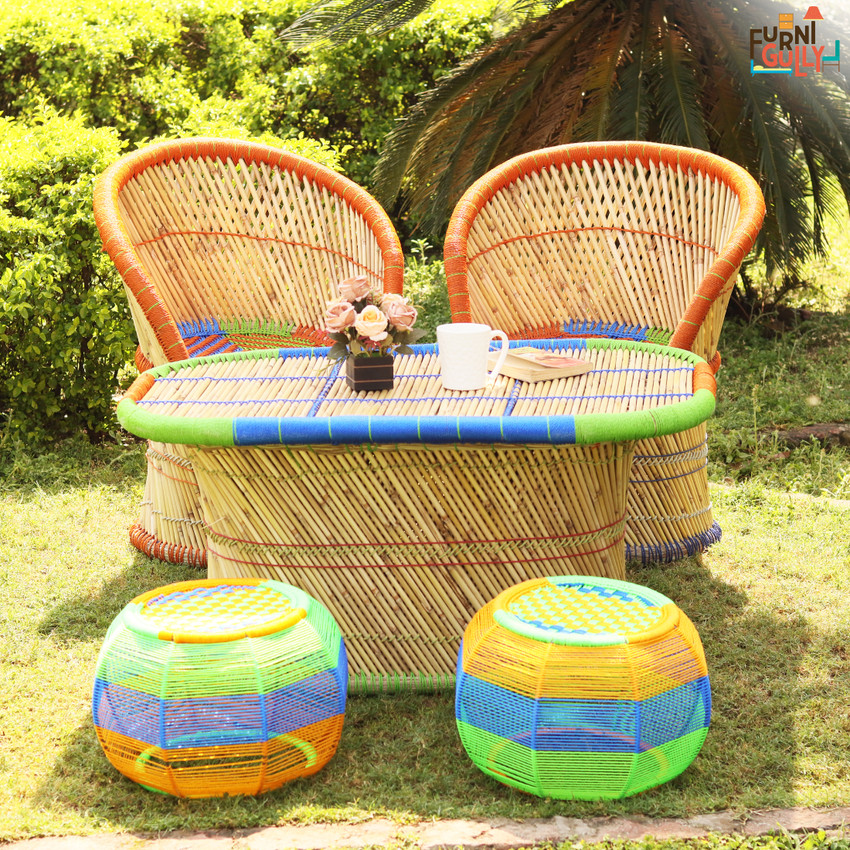 Bamboo chair set price sale