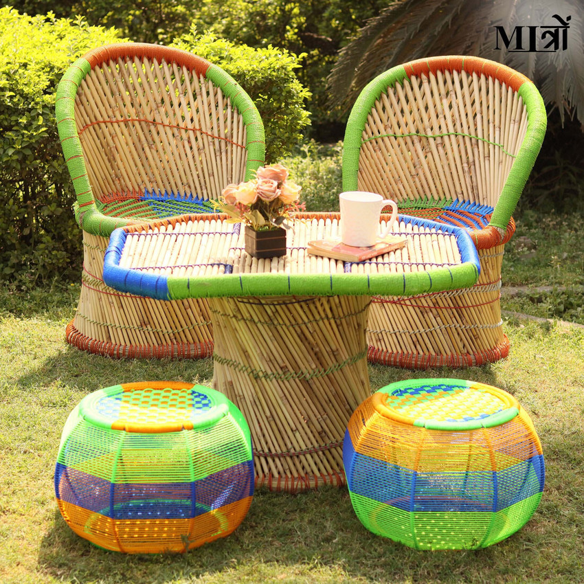 Mitro Bamboo Table Chair Set Price in India Buy Mitro Bamboo Table Chair Set online at Flipkart