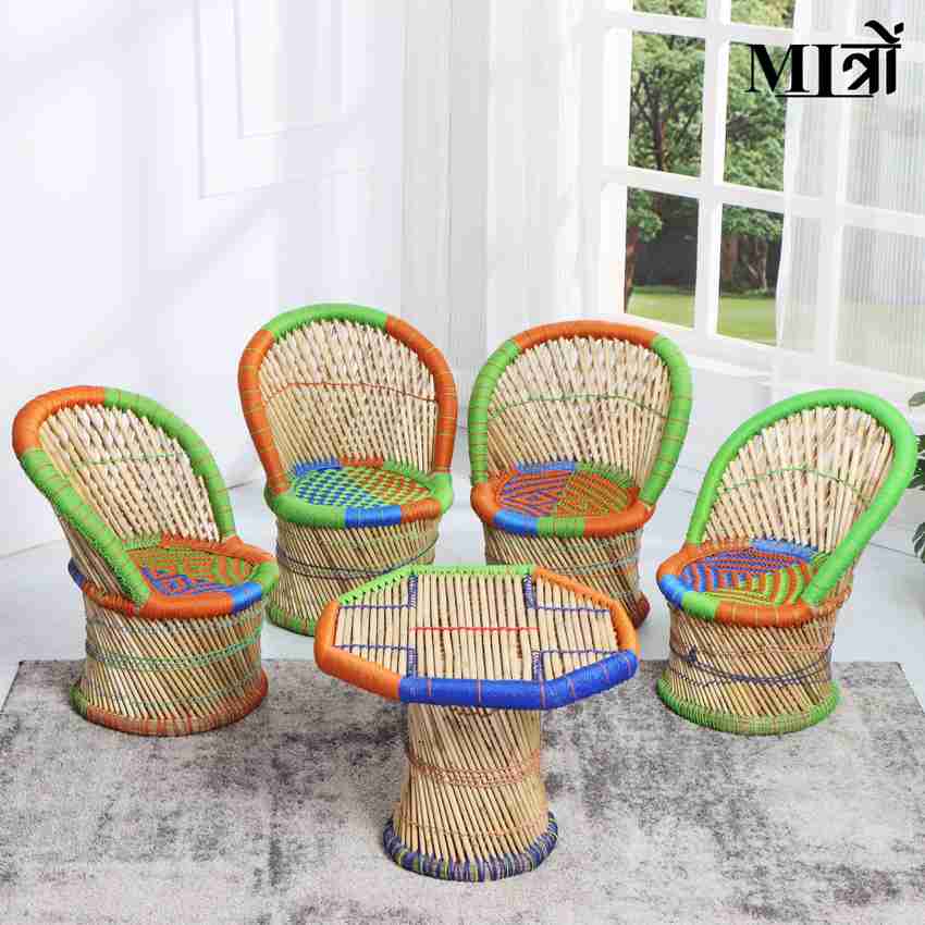 CRAFTSFORT Bamboo Table Chair Set Price in India Buy CRAFTSFORT Bamboo Table Chair Set online at Flipkart